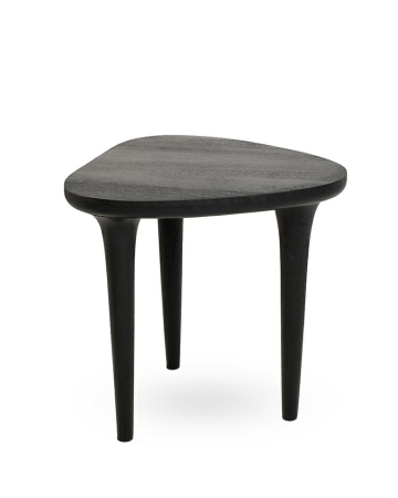 Produse - Măsuță Laminar 49x48x52 cm, Lemn de Mango Negru - MaMaison