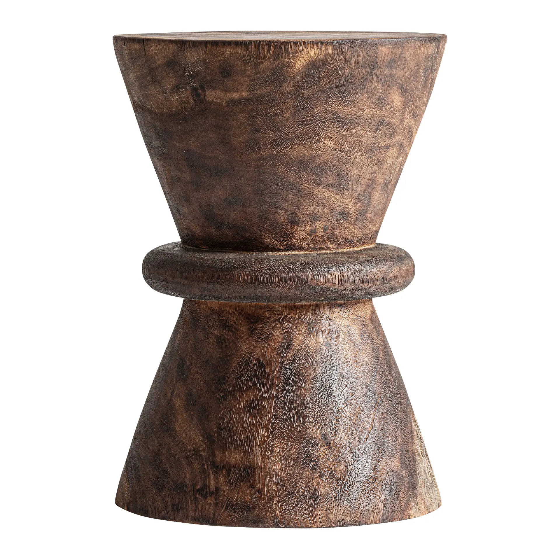 Mese laterale - Masuta Laterala 35x35x50 cm, Lemn de Suar Maro - VicalHome VicalHome 38651