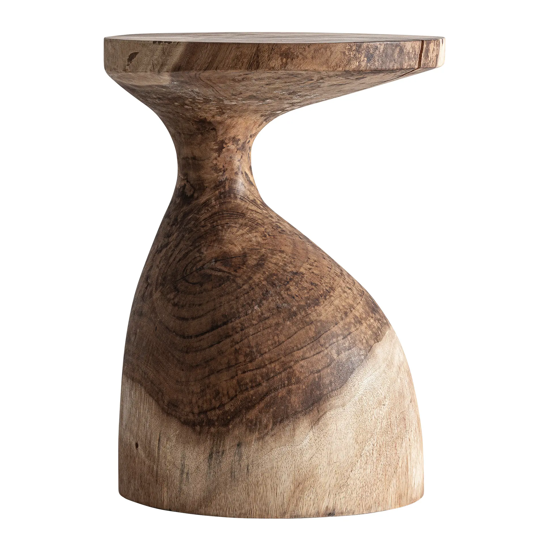 Mese laterale - Masuta Laterala 40x40x55 cm, Lemn de Suar Maro Deschis - VicalHome VicalHome 38662