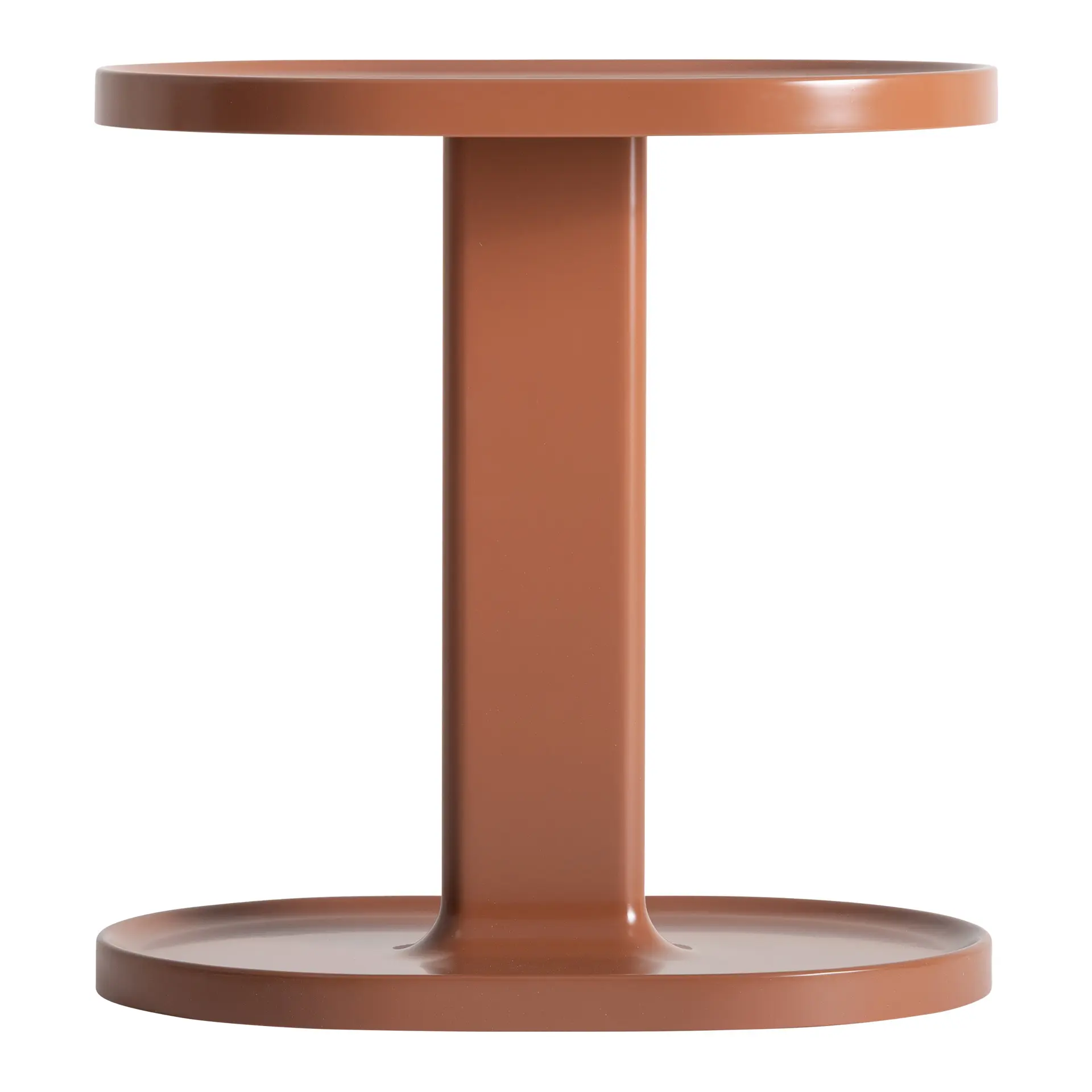Mese laterale - Masuta Laterala 50x35x52 cm, Lemn de Fag și Lemn MDF Maro - VicalHome VicalHome 38202