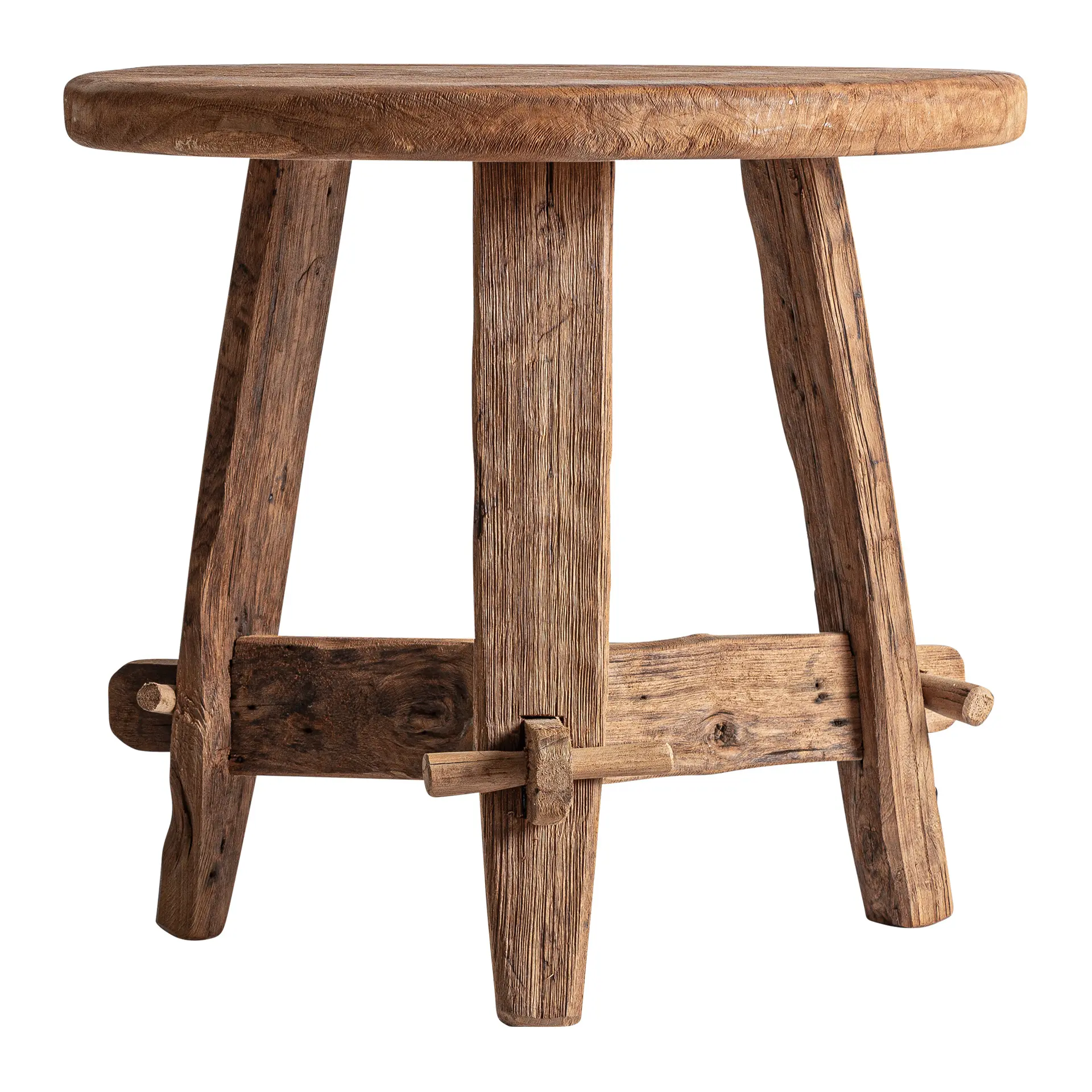 Mese laterale - Masuta Laterala 50x50x47 cm, Lemn de Teak Reciclat Maro - VicalHome VicalHome 38589