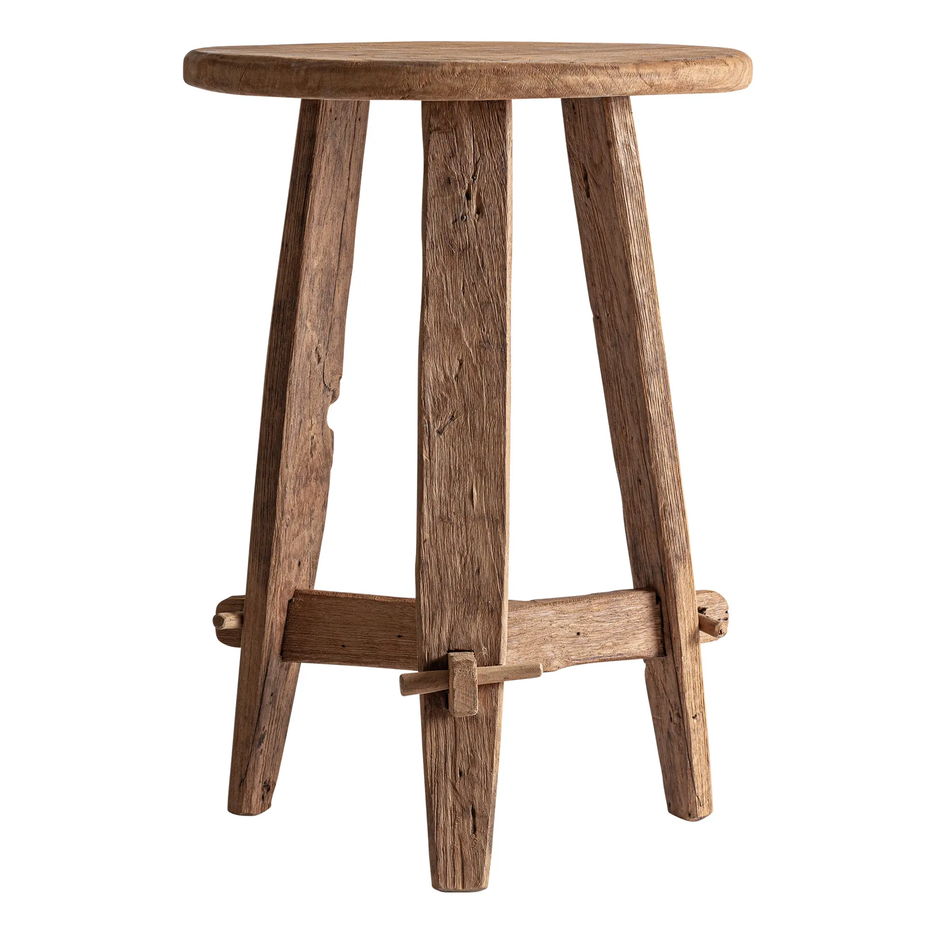 Mese laterale - Masuta Laterala 50x50x72 cm, Lemn de Teak Reciclat Maro - VicalHome VicalHome 38590