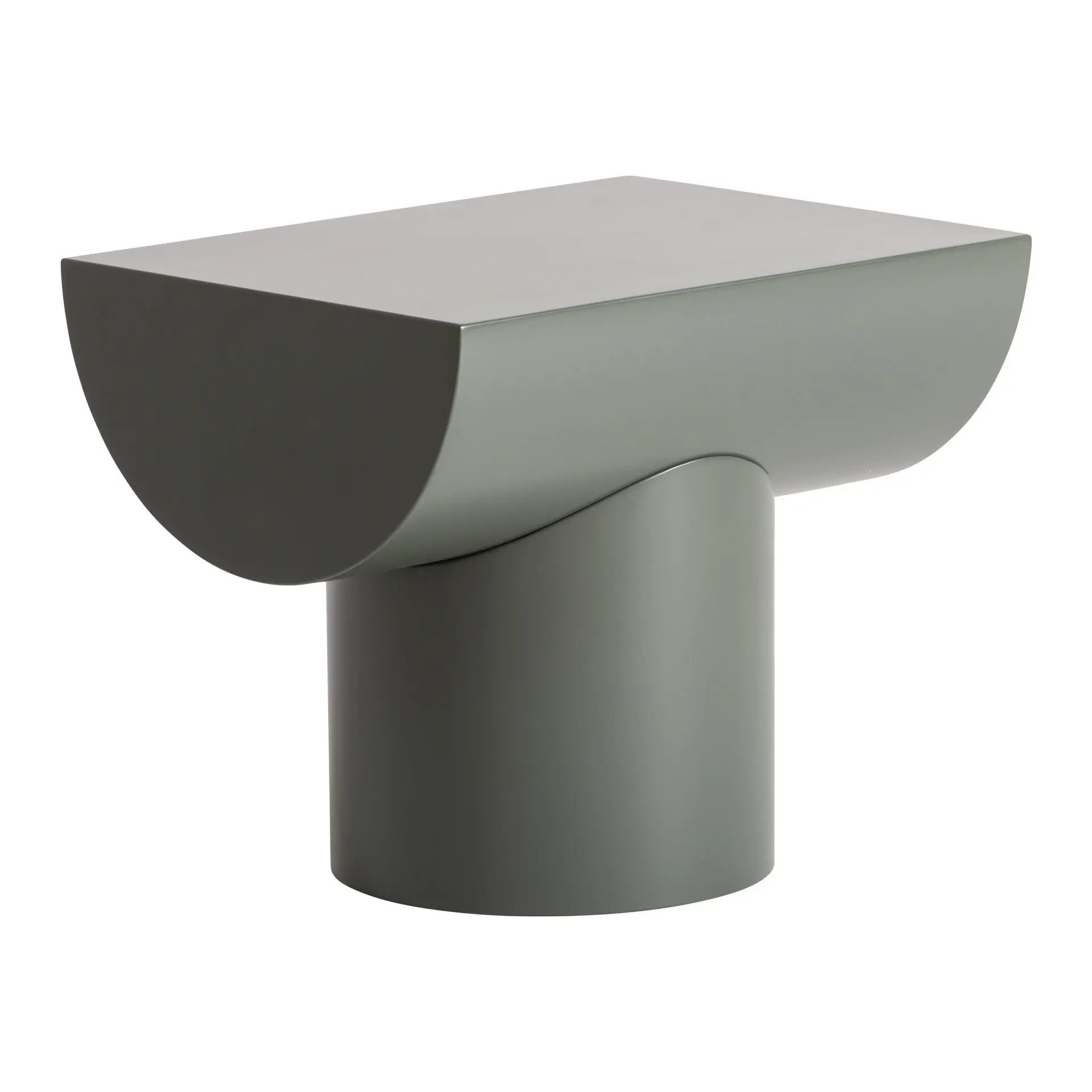 Masuta Laterala 55x40x44 cm, Lemn MDF Verde - VicalHome VicalHome 38203 [1]