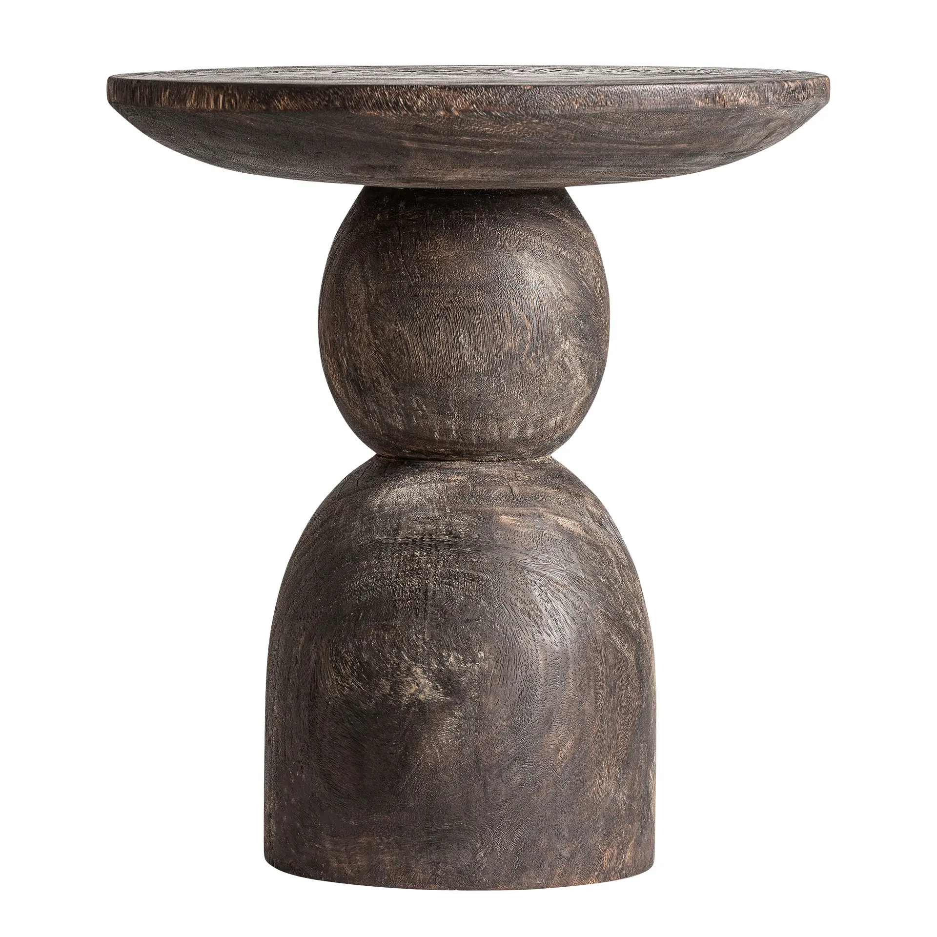 Mese laterale - Masuta Laterala 55x55x60 cm, Lemn de Suar Maro - VicalHome VicalHome 38653