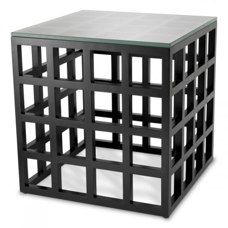 Promotii -   Masuta laterala Cubico finisaj negru clasic 118780 EICHHOLTZ