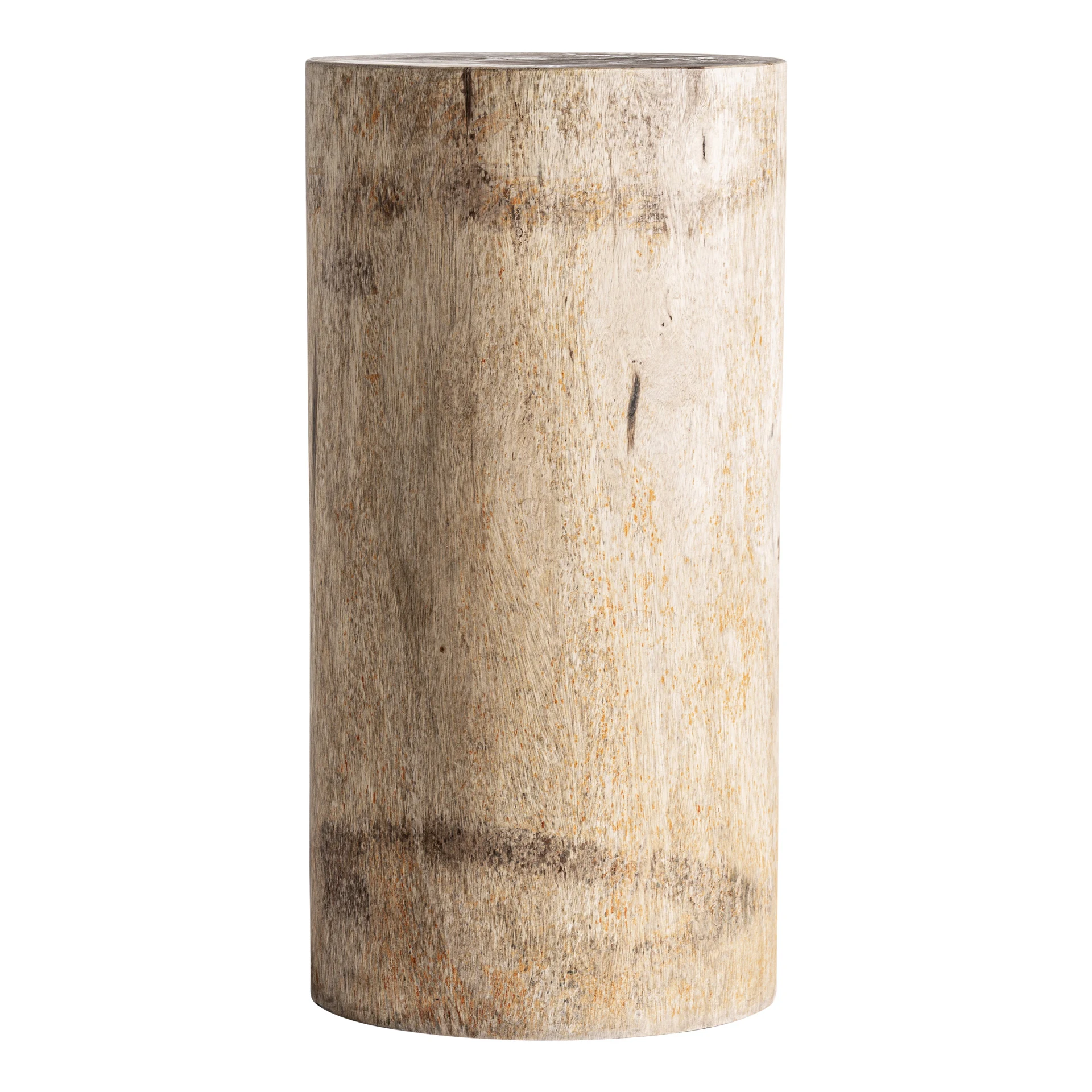 Produse - Masuta Laterala din Lemn de Suar, Maro, 40x40x81 cm, Stil Etnic - VicalHome 37964