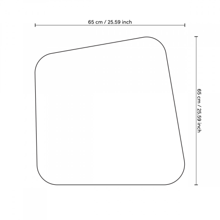   Masuta laterala Oracle furnir de arțar, luciu înalt, finisaj din alamă periată 117411 EICHHOLTZ [5]