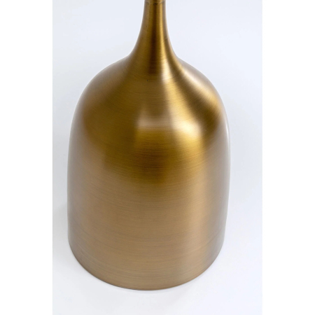 Măsuță Nube Tulip 45x45x53 cm, Ceramică Alb, Auriu Lacuită - Kare Design [3]