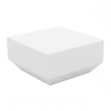 Mese exterior - Masuta pentru sezlong iluminare LED Vela, diverse finisaje, 60x60x30 cm, design modern, 54047 - Vondom