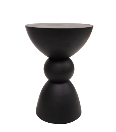 Living - Măsuță Tadao 35x35x51 cm, MDF Neted Negru - MaMaison