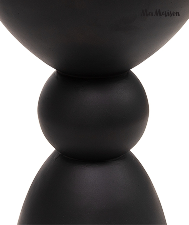 Măsuță Tadao 35x35x51 cm, MDF Neted Negru - MaMaison [1]