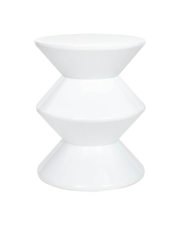 Produse - Măsuță Turn 35x35x45 cm, Polipropilenă Alb - King Home