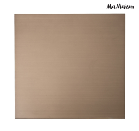 Măsuță Vector 55x55x55,5 cm, Metal Auriu Satinat - MaMaison [4]