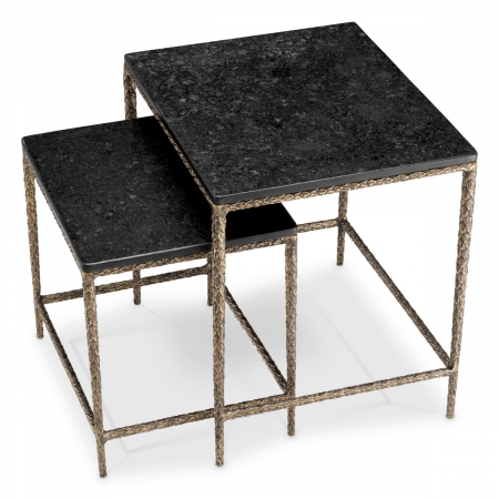   Mese laterale Ferndale din granit negru set de 2 118213 EICHHOLTZ [1]