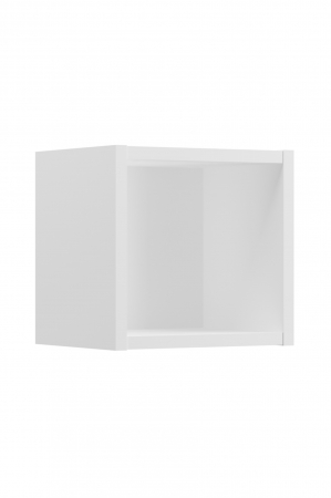 Dulapuri pentru baie - Mobilier baie suspendat 27cm Nova White Qubik cod 83-27-Q COMAD