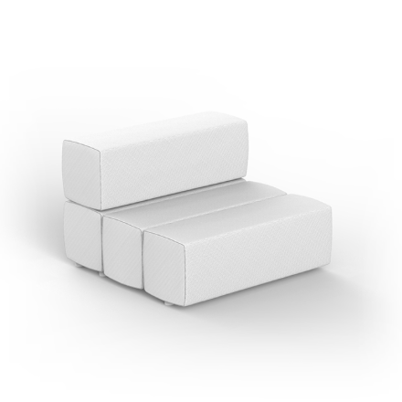 Module canapele grădină - Modul central canapea premium Tablet pentru exterior 104x103x72 cm, 54214 - Vondom