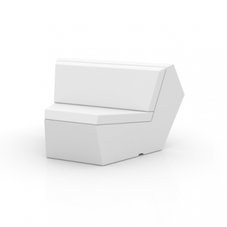 Module canapele grădină - Modul colt 45¬∫ canapea Faz pentru exterior 100x100x70 cm, 54010 - Vondom