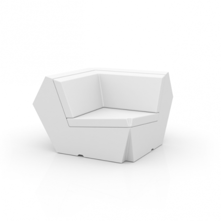 Module canapele grădină - Modul colt 90¬∫ canapea Faz pentru exterior 100x100x70 cm, 54005 - Vondom