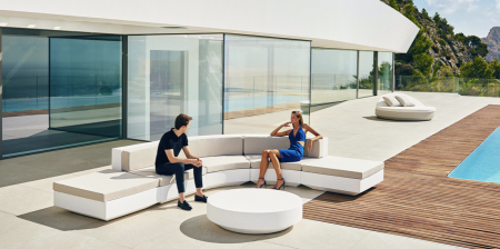 Modul colt canapea premium Vela pentru exterior 100x100x72 cm, 54029 - Vondom [3]