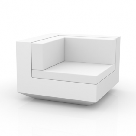 Module canapele grădină - Modul colt canapea premium Vela pentru exterior 100x100x72 cm, 54029 - Vondom