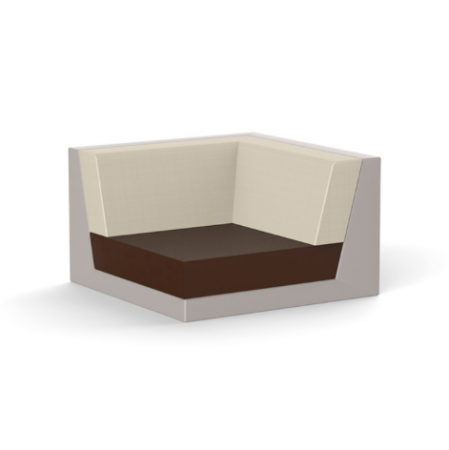 Module canapele grădină - Modul dreapta canapea premium Pixel pentru exterior 101x101x63 cm, 54256 - Vondom