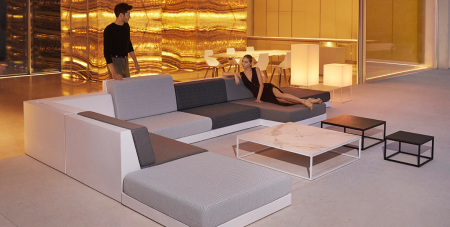 Modul lounger canapea premium Pixel pentru exterior 100x101x27 cm, 54257 - Vondom [6]