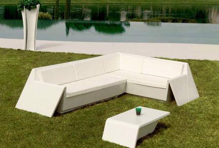 Modul lounger canapea Rest pentru exterior 106x56x45, iluminare LED, 53006 - Vondom [4]