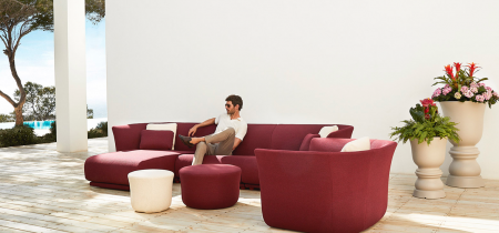 Modul lounger dreapta canapea premium Suave pentru exterior 114x160x71 cm, 67016 - Vondom [5]