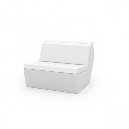 Module canapele grădină - Modul mijloc canapea Faz pentru exterior 90x100x70 cm, 54004 - Vondom