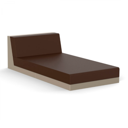 Module canapele grădină - Modul mijloc sezut adanc L canapea premium Pixel pentru exterior 100x203x63 cm, 54280 - Vondom
