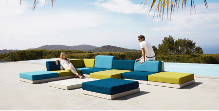 Modul mijloc sezut adanc M canapea premium Pixel pentru exterior 100x151x63 cm, 54260 - Vondom [6]