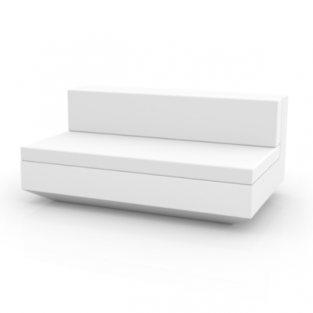 Module canapele grădină - Modul mijloc XL canapea premium Vela pentru exterior 160x100x72 cm, 54027 - Vondom