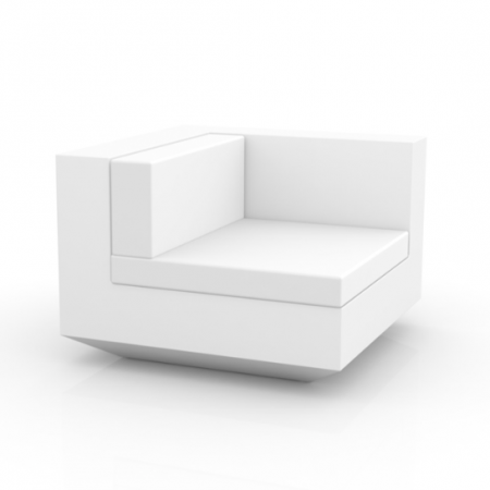 Canapele modulare pentru grădina - Modul stanga canapea premium Vela pentru exterior 100x100x72 cm, 54077 - Vondom