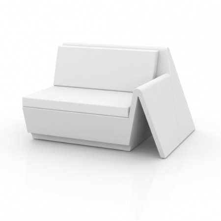 Module canapele grădină - Modul stanga canapea Rest pentru exterior 116x105x74, iluminare LED, 53002 - Vondom