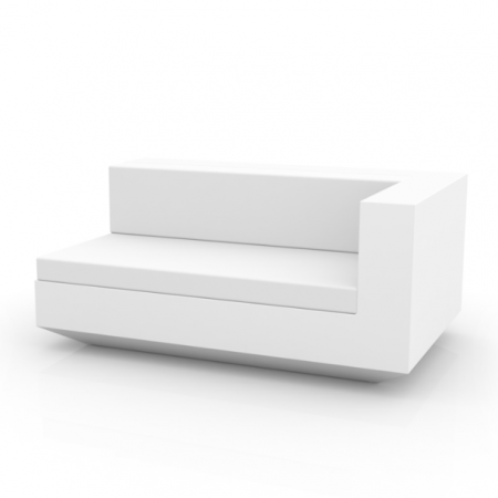 Module canapele grădină - Modul stanga XL canapea premium Vela pentru exterior 160x100x72 cm, 54024 - Vondom