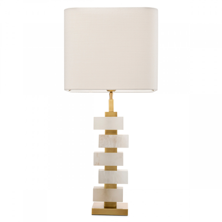   Lampă de masă alabastru chihlimbar inclus abajur 115125 EICHHOLTZ [3]