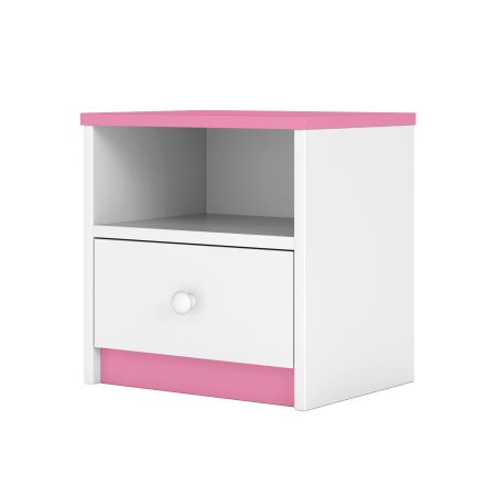 Noptiera copii Babydream MDF alb, roz, albastru, verde, 40,5x39,5 cm [1]