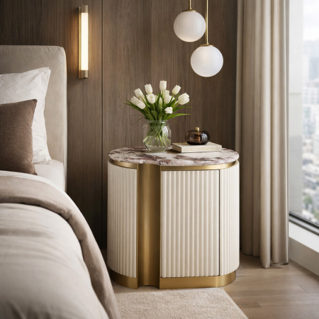 Noptieră Livin Hill ST915BL, 1 Ușă - COMAD [5]