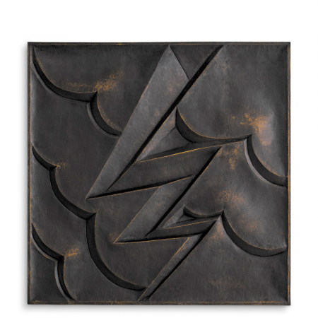 Decorațiuni de perete -   Obiect de perete Okko finisaj bronz 117236 EICHHOLTZ