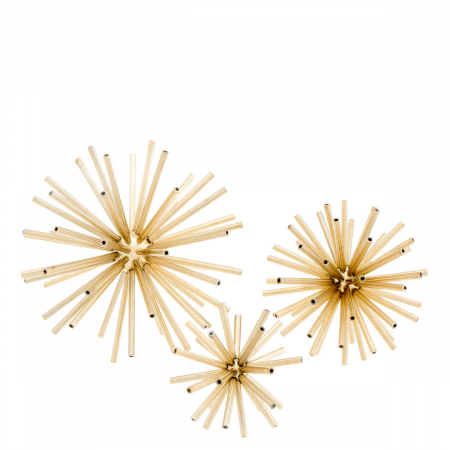 Promotii -   Obiect Meteor set de 3 din alamă lustruită 110345 EICHHOLTZ