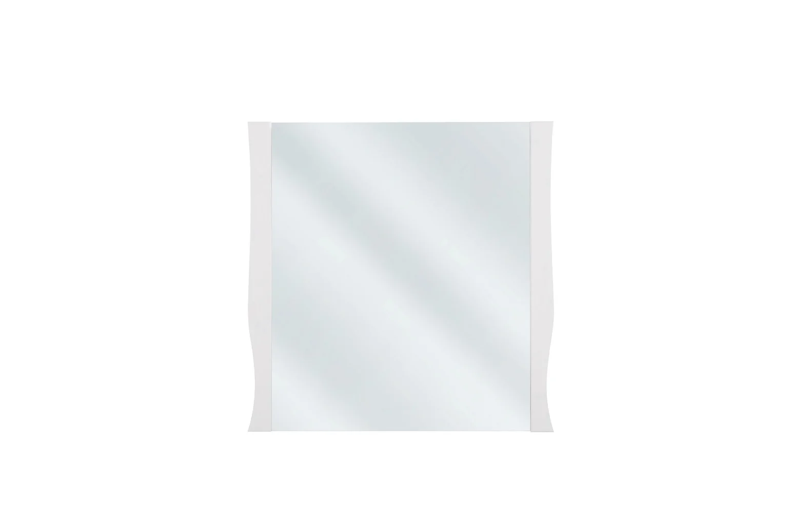 Oglinzi - Oglinda baie 80 cm rama alba Elisabeth COMAD