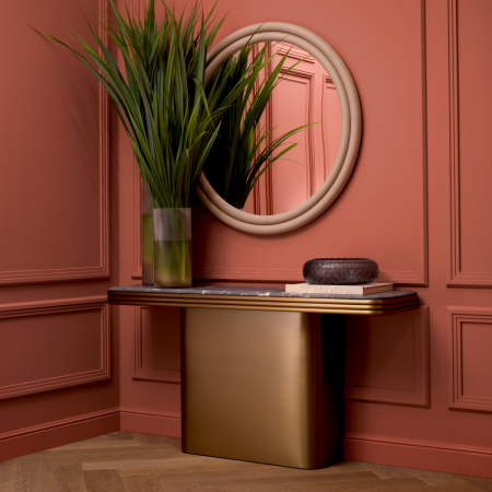   Oglindă Bastioni aspect piele 118319 EICHHOLTZ [1]