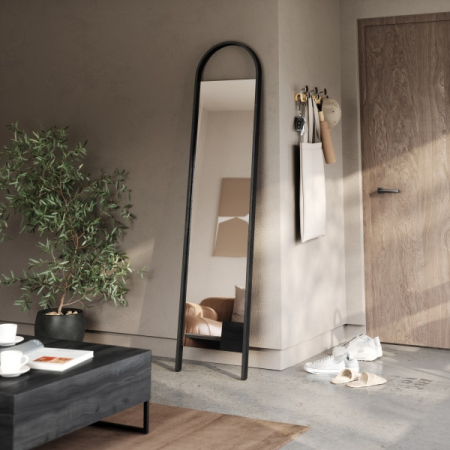 Oglindă Bellwood 45x5x193 cm, Lemn Negru - Umbra [7]