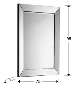 Oglinda decorativa sticla Ota 180/150/95 cm, forma dreptunghiulara, 29-E07/178 - Schuller [5]