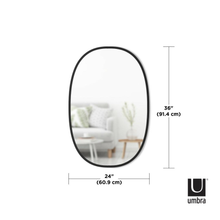 Oglindă din Cauciuc Negru, 61x3x91cm, Umbra 1006044-040 [5]