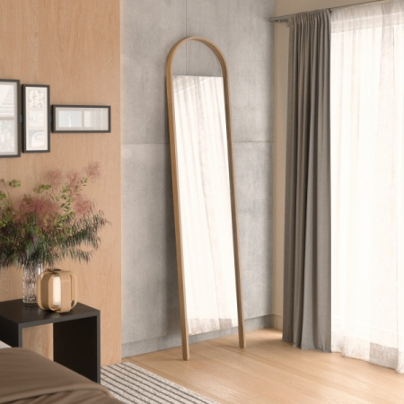 Oglindă Bellwood 45x5x193 cm, Lemn Maro - Umbra [7]