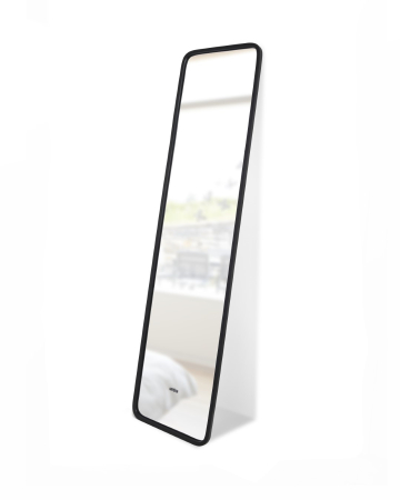 Produse - Oglindă din Ramă de Cauciuc Negru, 37x5x157cm, Umbra 1013215-040