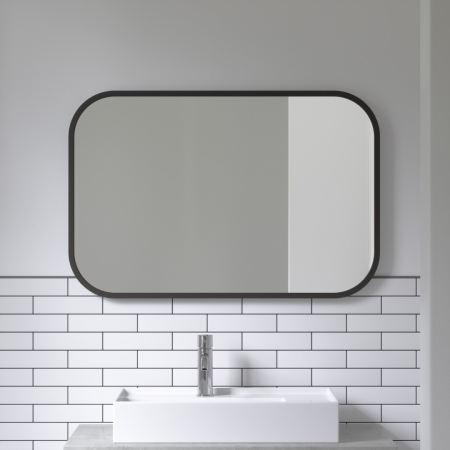 Oglindă Hub 61x3x91 cm, Cauciuc Negru - Umbra [2]