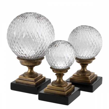 Promotii -   Obiect set de 3 canapele vintage cu finisaj din alamă 110081 EICHHOLTZ
