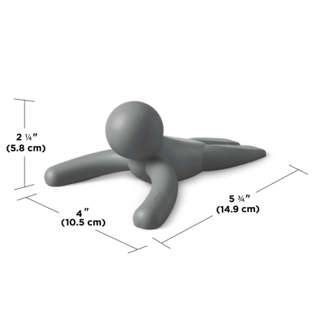 Opritor pentru Ușă Buddy 2 15x11x6 cm, Cauciuc Termoplastic Gri - Umbra [5]
